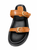 La Her Ladies JY21 Fashion Sandals In Tan