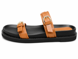 La Her Ladies JY21 Fashion Sandals In Tan