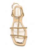 La Her Ladies JY8 Sandals In Rose Gold