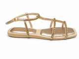 La Her Ladies JY8 Sandals In Rose Gold