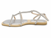La Her Ladies JY8 Sandals In Silver