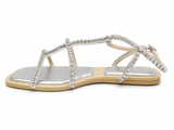 La Her Ladies JY8 Sandals In Silver