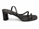 La Her Ladies QXG28 Heels In Black