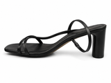 La Her Ladies QXG28 Heels In Black