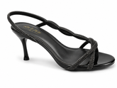 La Her Ladies QXG6 Evening Heels In Black