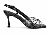 La Her Womens Evening Heels In Black