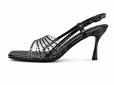 La Her Womens Evening Heels In Black