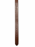La Martina Mens Belt In Dark Brown