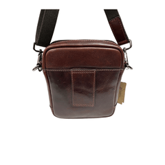 Lefel 2058 Martina Double Zip Mens Sling Oxblood