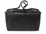 Lefel Leather Travel Duffel Bag In Black