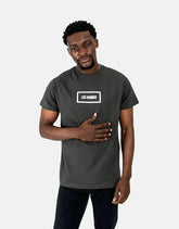 Les Hommes Mens Block Print T-Shirt In Green