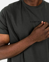 Les Hommes Mens Centre Print T-Shirt In Green