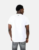 Les Hommes Mens Centre Print T-Shirt In White
