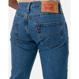 Levis Mens Original Jeans In Stonewash