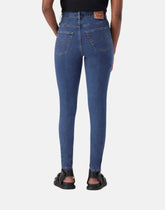 Levis Womens Hirise Super Skinny Jeans In Mid Wash