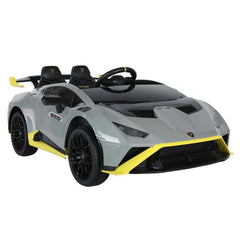 Lamborghini Electric Ride On Play Car In Grey