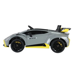 Lamborghini Electric Ride On Play Car In Grey
