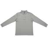 Loreti Mens Lune Long Sleeve Golfer In Grey