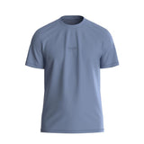 Guess Mens A71109 Aidy Cn Ss Tee Blue