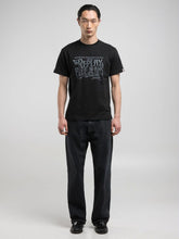 Replay Mens Regular T-shirt With Archival Print In Black