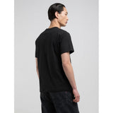 Replay Mens Regular T-shirt With Archival Print In Black