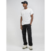 Replay Mens Crew Neck T-Shirt With Lettering In White