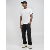 Replay Mens Crew Neck T-Shirt With Lettering In White