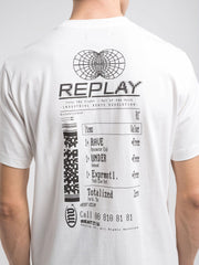 Replay Mens T-Shirt In White