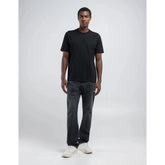 Replay Mens R Printed T-Shirt In Black