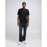 Replay Mens R Printed T-Shirt In Black