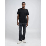 Replay Mens R Printed T-Shirt In Black