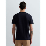 Replay Mens T-shirt With Logo Print In Navy