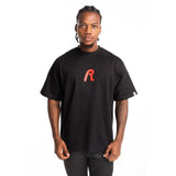 Replay Mens Centred R T-Shirt In Black