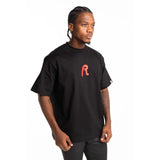 Replay Mens Centred R T-Shirt In Black