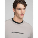 Replay Mens 589 Crew Neck Sweatshirt In Grey