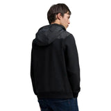 Replay Mens Half Zip Hoodie In Black