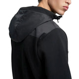 Replay Mens Half Zip Hoodie In Black