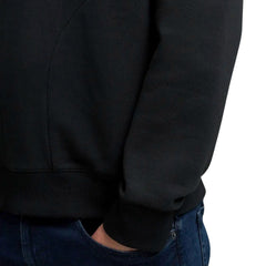 Replay Mens Half Zip Hoodie In Black