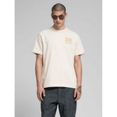 Replay Mens T-shirt With Embroidery In Natural