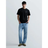 Replay Mens Organic Cotton T-Shirt With Patch In Black