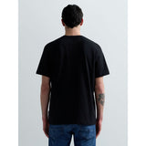 Replay Mens Crew Neck T-shirt With Embroidery In Black