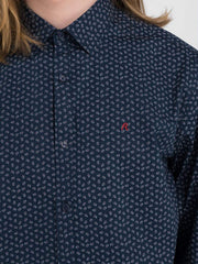 Replay M4118 000 74955 S Shirt Navy Blue