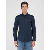 Replay M4140 80279A Shirt 087 Navy Blue