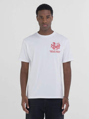 Replay M6872 2660 Tee Natural White