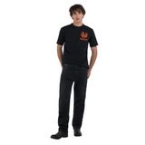Replay Mens Custom Printed Tiger T-Shirt In Black
