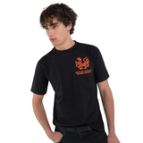 Replay Mens Custom Printed Tiger T-Shirt In Black