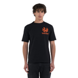 Replay Mens Custom Printed Tiger T-Shirt In Black
