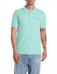 Replay Mens Golfer In Mint Green