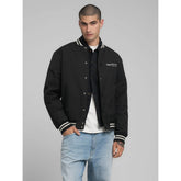 Replay Mens Baseball Jacket In Black