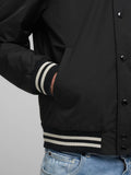 Replay Mens Baseball Jacket In Black
